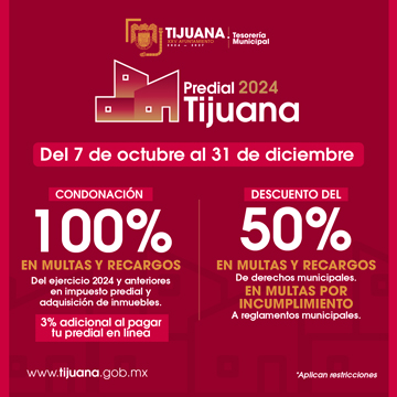 Publicidad del XXV Ayuntamiento de Tijuana