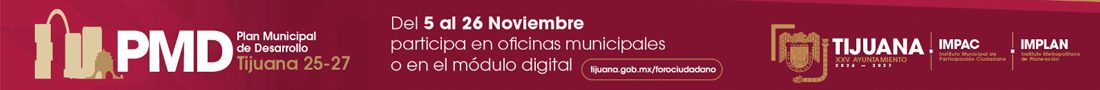 ¡Tu voz cuenta! El H. XXV Ayuntamiento de Tijuana invita a todos los ciudadanos a participar en la Consulta Ciudadana para definir las principales acciones y estrategias del Plan Municipal de Desarrollo 2025-2027.